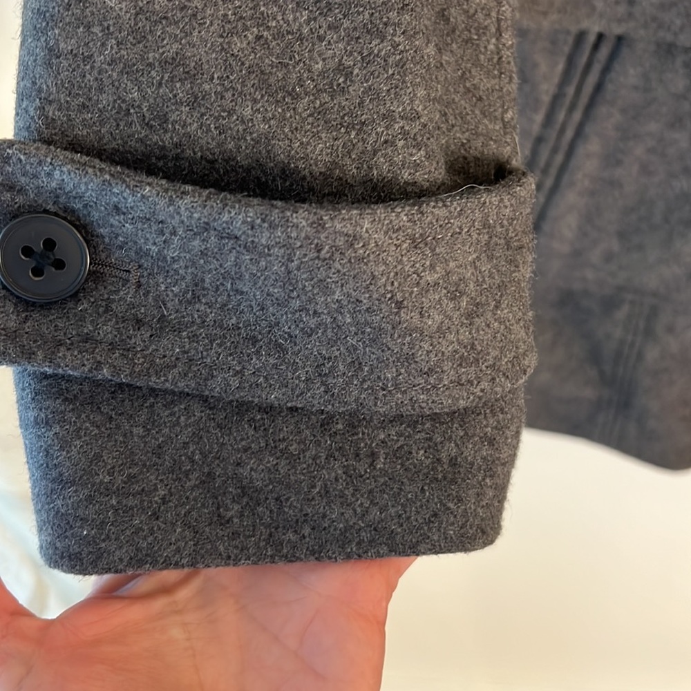 Gap Wool Blend Toggle Closure Hooded Jacket. Size… - image 4